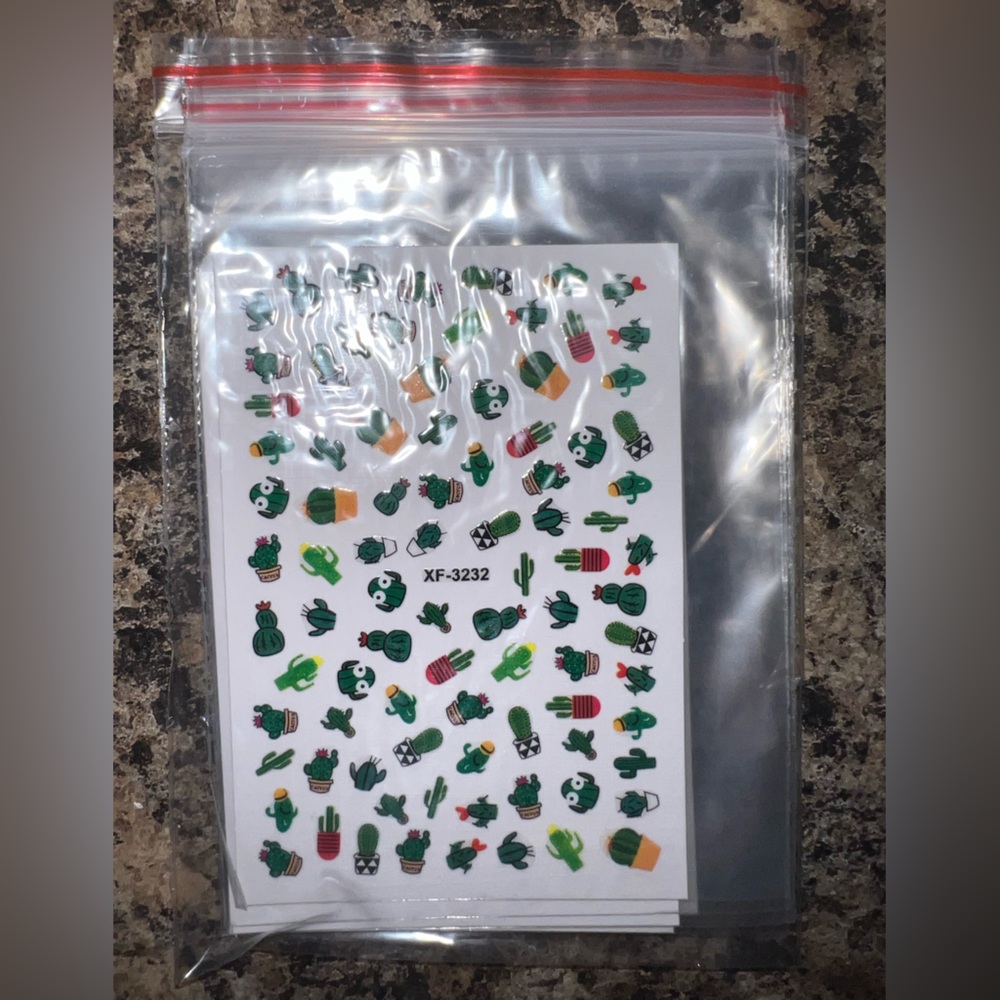 $1 NAIL STICKER SHEET. NEW. $1 WITH ANY $10 ORDER OR MORE - Picture 5 of 14